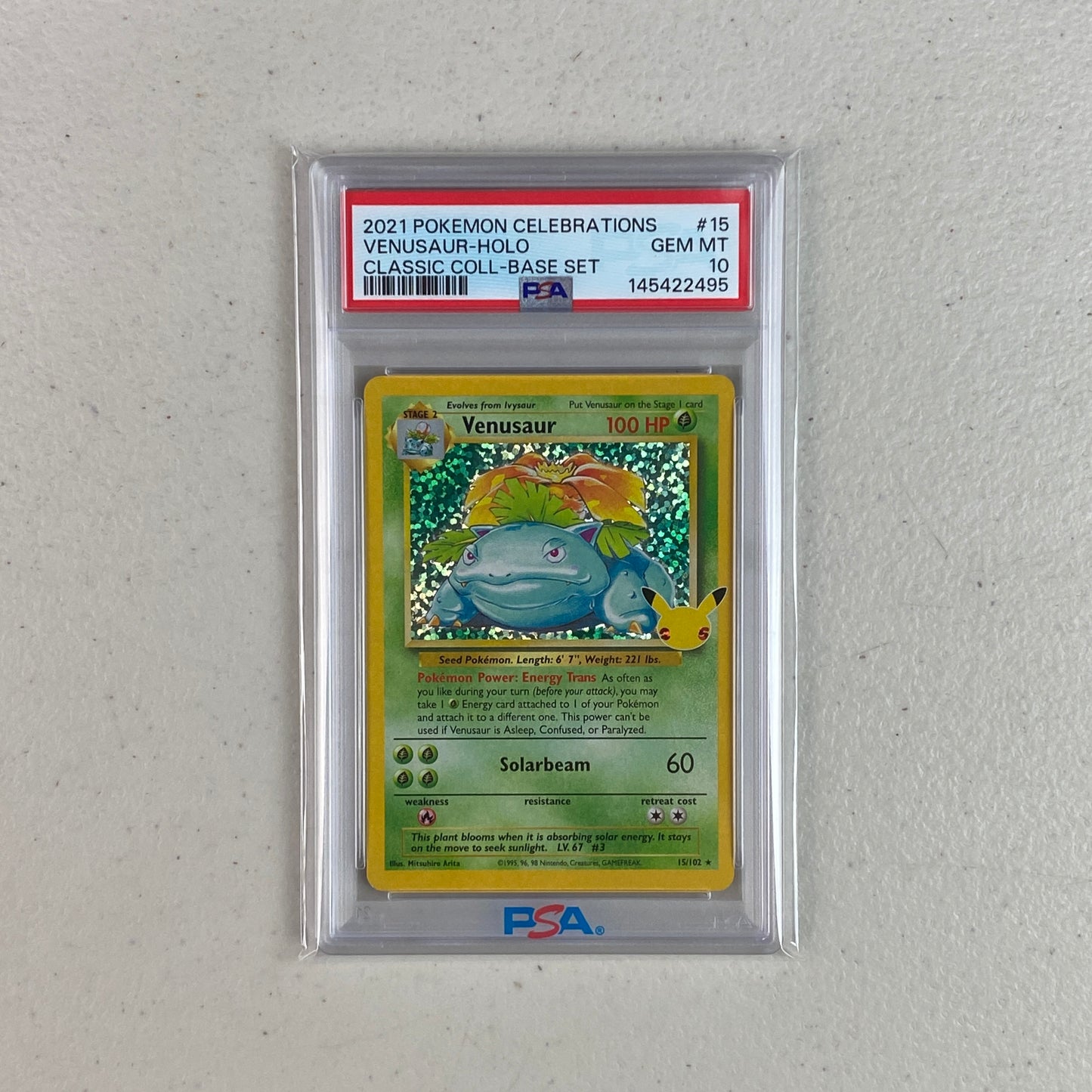 PSA 10 Venusaur Celebrations Classic Collection
