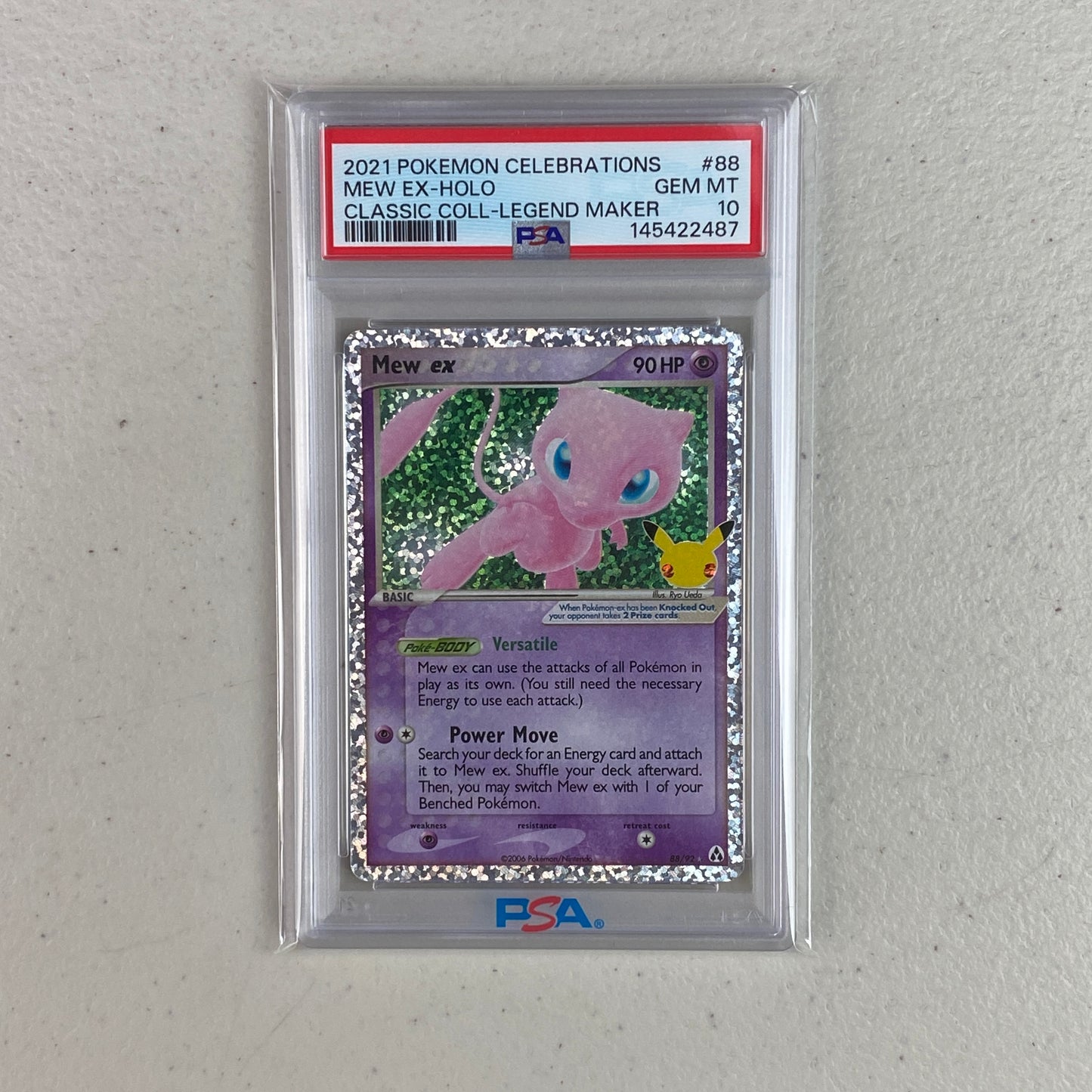 PSA 10 Mew Ex Celebrations Classic Collection