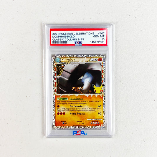 PSA 10 Donphan Prime Celebrations Classic Collection