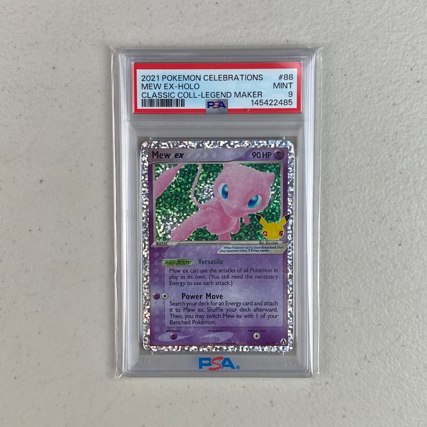 PSA 9 Mew EX Celebrations Classic Collection