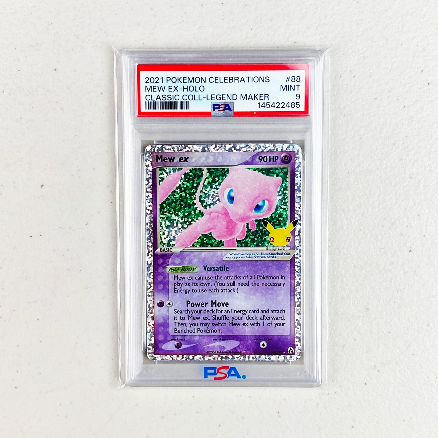 PSA 9 Mew EX Celebrations Classic Collection