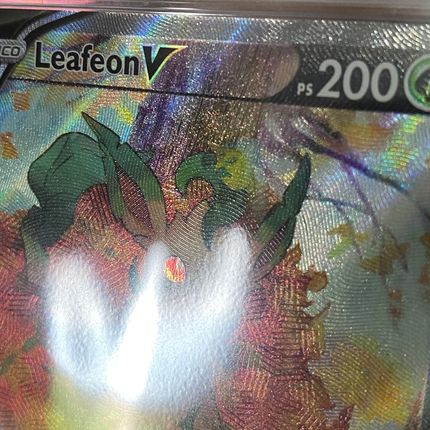 ESPAÑOL PSA 8 Leafeon V Alternate Art Evolving Skies