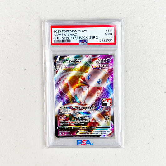 PSA 9 Mew VMAX Prize Pack Series
