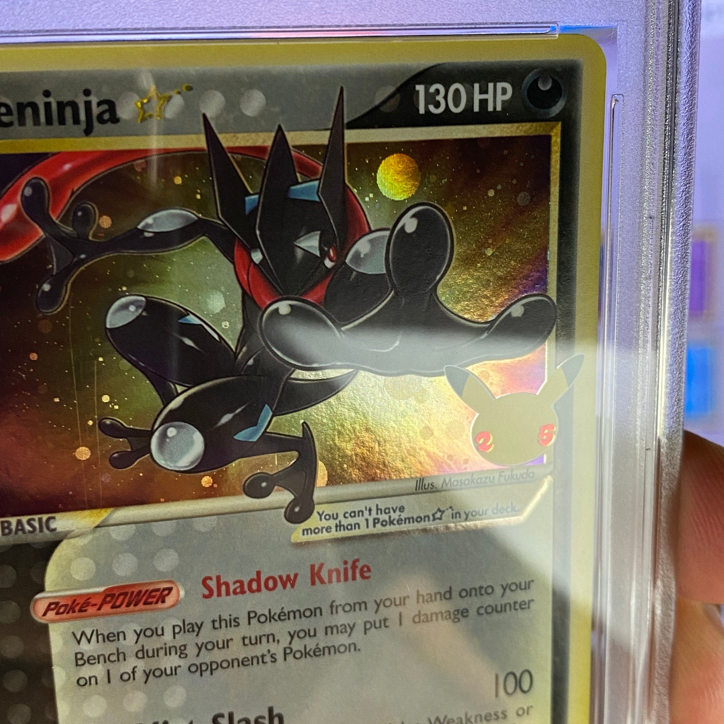 PSA 9 Greninja Gold Star Promo Celebrations