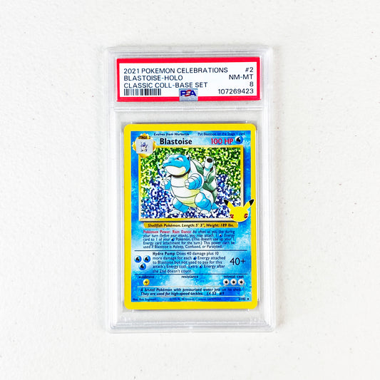 PSA 8 Blastoise Celebrations Classic Collection