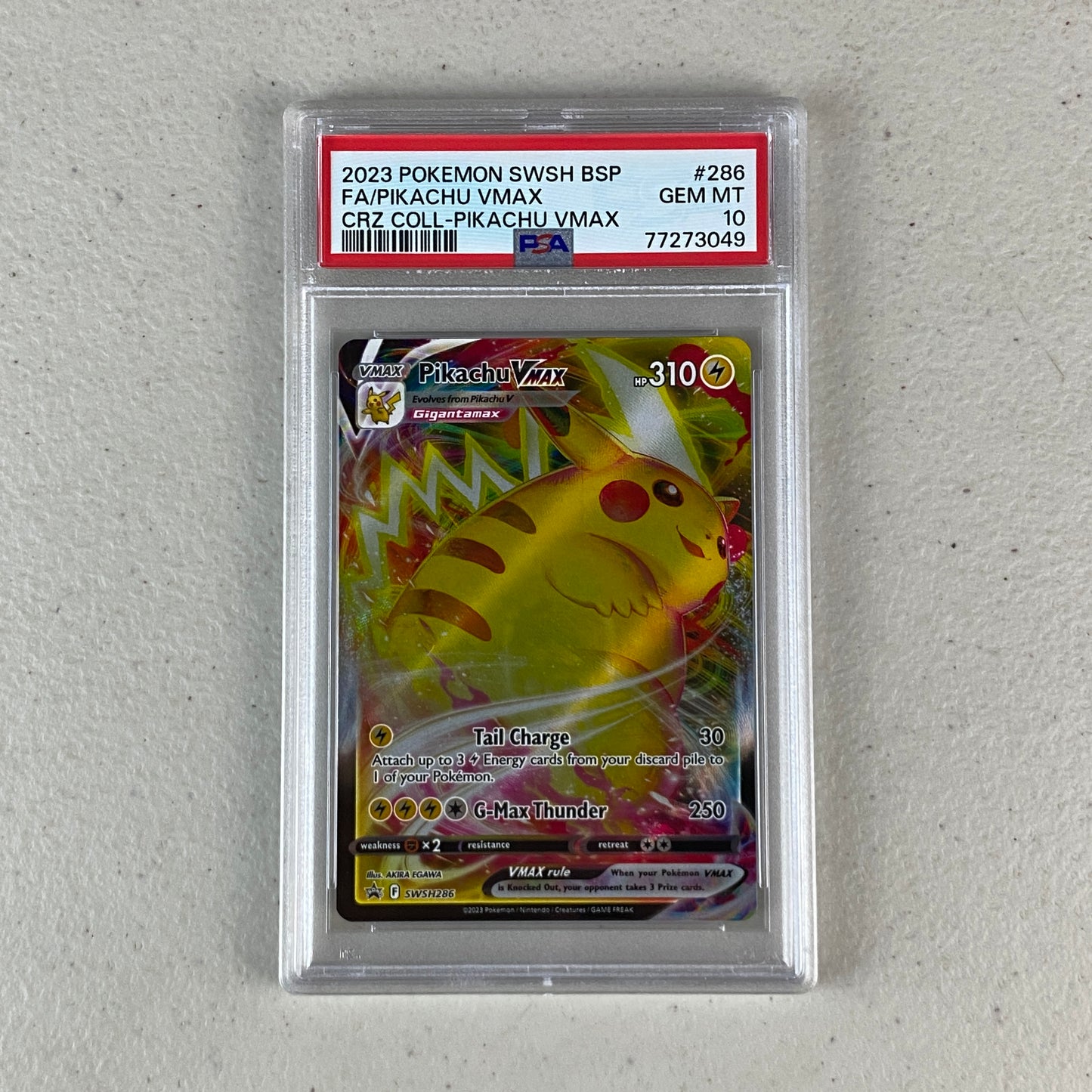 PSA 10 Pikachu VMAX Promo